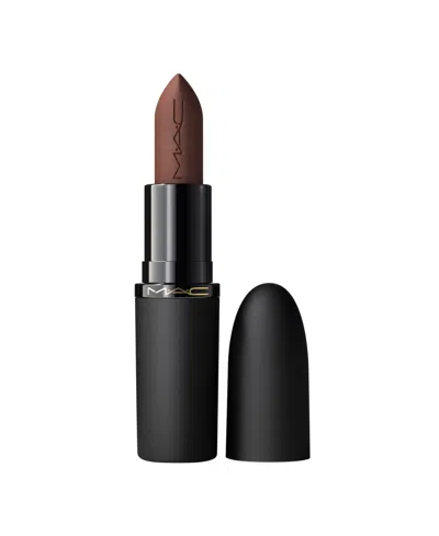 Mac Powder Kiss Matte Lipstick, Full-size In Brown