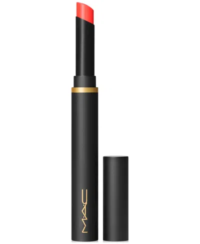 Mac Powder Kiss Velvet Blur Slim Lipstick In Hot Paprika