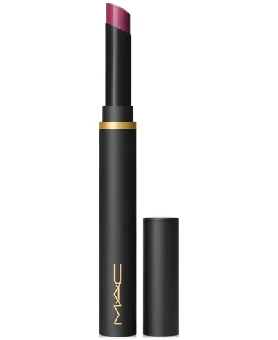 Mac Powder Kiss Velvet Blur Slim Lipstick In Wild Rebel