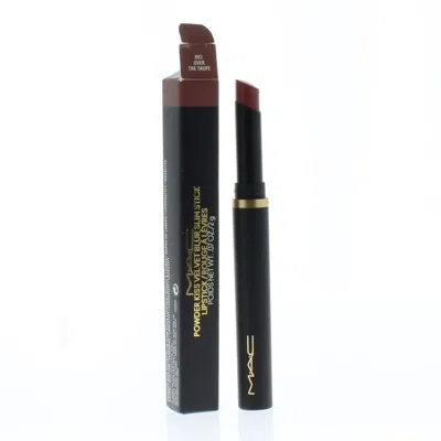 Mac Powder Kiss Velvet Blur Slim Stick Lipstick 0.07 oz 892 Over The Taupe Makeup 773602672424 In Brown