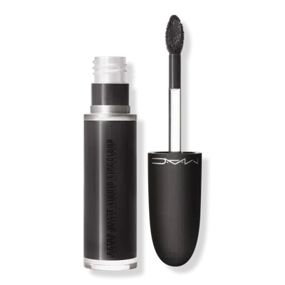 Mac Retro Matte Liquid Lipstick - Caviar In Black