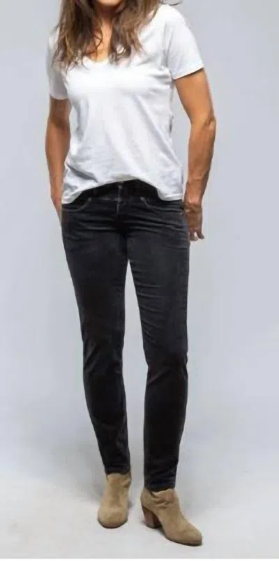 Mac Slim Velvet Jean In Night Grey In Multi