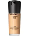 Mac Studio Fix Fluid Spf 15 24hr Matte Foundation + Oil Control, 1 Oz. In C40 (light Beige With Neutral Olive Unde