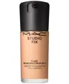 Mac Studio Fix Fluid Spf 15 24hr Matte Foundation + Oil Control, 1 Oz. In N6 (true Beige With Neutral Undertone Fo