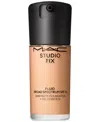Mac Studio Fix Fluid Spf 15 24hr Matte Foundation + Oil Control, 1 Oz. In N6.5 (peachy Beige With Neutral Underton