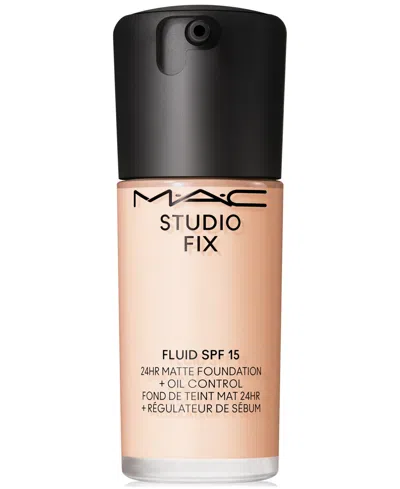 Mac Studio Fix Fluid Spf 15 24hr Matte Foundation + Oil Control, 1 Oz. In Nc (very Fair Beige With Golden Underton