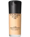 Mac Studio Fix Fluid Spf 15 24hr Matte Foundation + Oil Control, 1 Oz. In Nc13 (fair Beige With Golden Undertone F