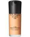 Mac Studio Fix Fluid Spf 15 24hr Matte Foundation + Oil Control, 1 Oz. In Nc25 (light Beige With Golden Peach Unde