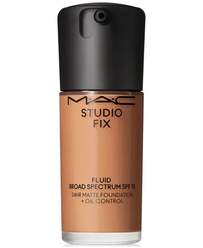 Mac Studio Fix Fluid Spf 15 24hr Matte Foundation + Oil Control, 1 Oz. In Nw (rosy Beige With Rosy Undertone For L