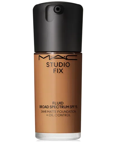Mac Studio Fix Fluid Spf 15 24hr Matte Foundation + Oil Control, 1 Oz. In Nw (toasted Beige With Rosy Undertones F