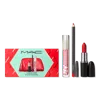 Mac Ac Red Trending Tomorrow Lip Trio Gift Set In Multi