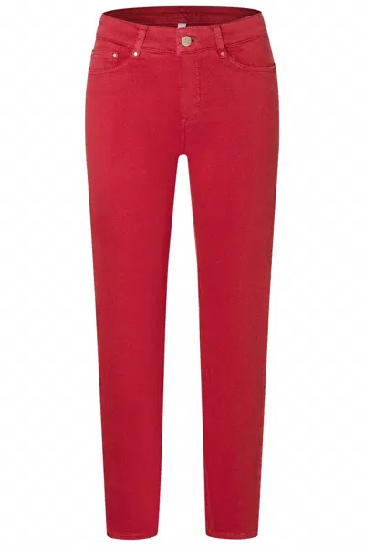 Mac Women's Dream Straight Jeans In Red