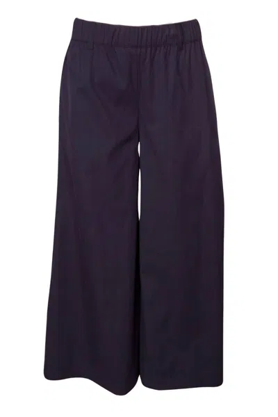 Mac Women's Summer Culotte Pant In Dark Blue In Purple
