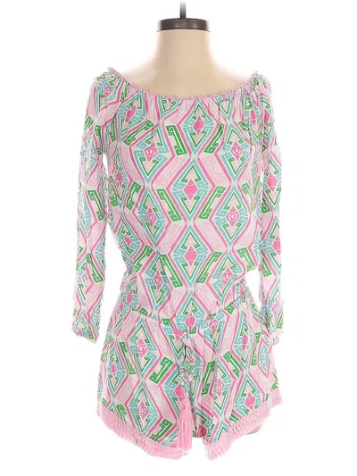 Pre-owned Macbeth Collection By Margaret Josephs Romper In Pink