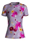 Maccapani Abstract-print Short-sleeved T-shirt In Purple