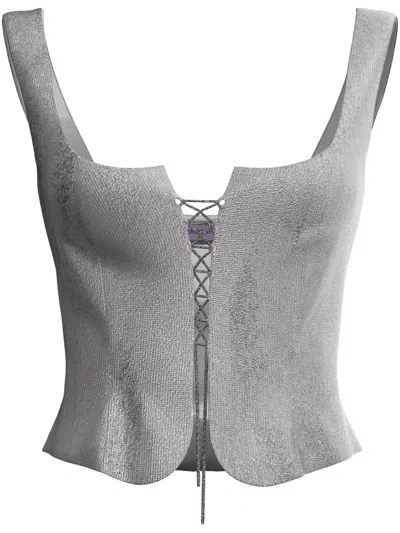 Maccapani Comfy Corset In Weiss