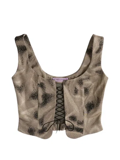 Maccapani Comfy Tie Corset In Brown