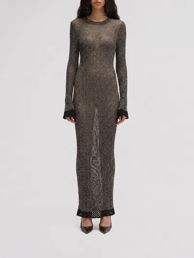 Maccapani Dress Woman In Black