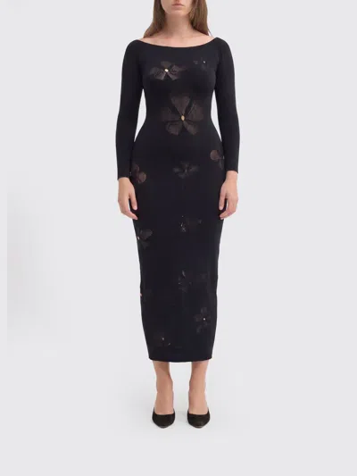 Maccapani Dress Woman In Black