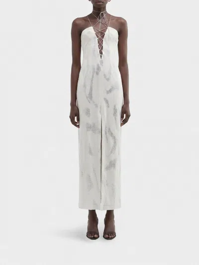 Maccapani Dress Woman In Gray