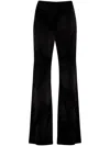 Maccapani The Easy Metallic Flare Pants In Black