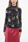 Maccapani Floral Motif The Genie Top In Black