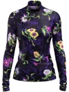 Maccapani Floral Motif The Genie Top In Black