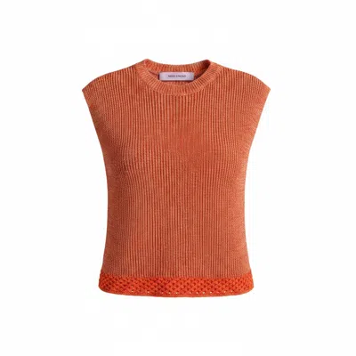 Maccapani Giuly Cotton-blend Top In Red