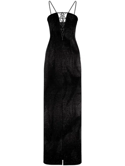 Maccapani Iris Maxikleid In Black