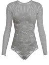 Maccapani Monogram Bodysuit In White