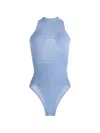 Maccapani Open Back Does-all One Piece In Blue