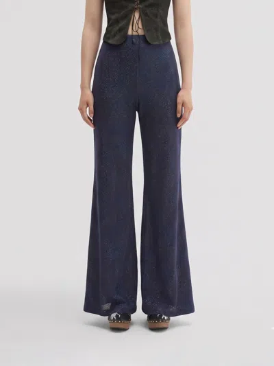Maccapani Pants Woman In Blue