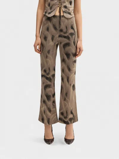 Maccapani Pants Woman In Brown