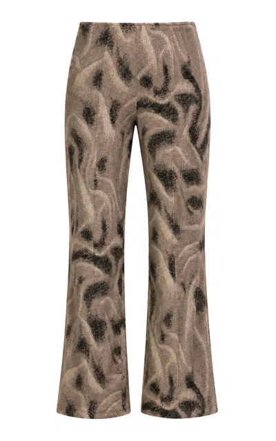 Maccapani Proper Cotton-blend Flared Pants In Multi