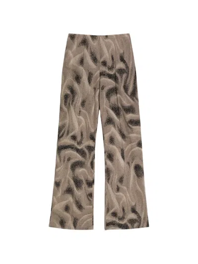 Maccapani Proper Printed Trousers In Multi