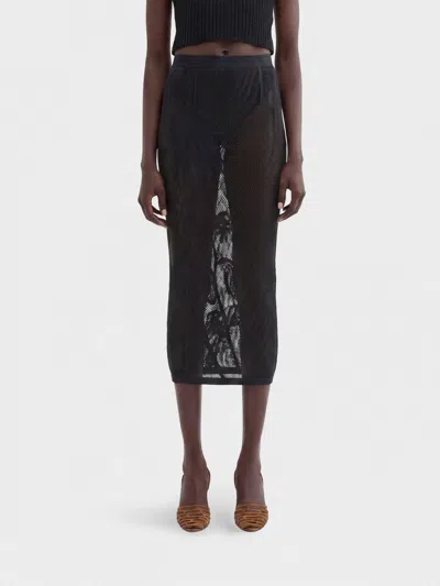 Maccapani Skirt Woman In Black