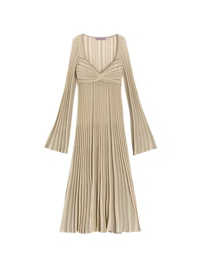 Maccapani Terry Dress In Neutral