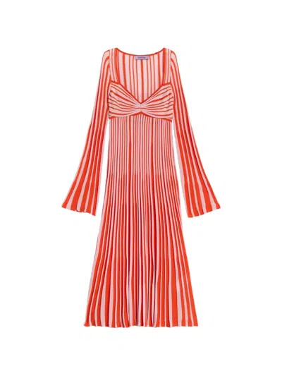 Maccapani Terry Dress In Red