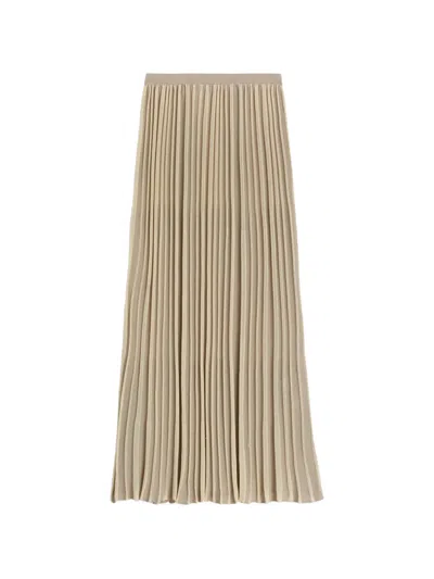 Maccapani Terry Pleated Skirt In Multi