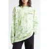 Maccapani The Moto Floral Cotton Sweatshirt In Off White/green