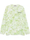 Maccapani The Moto Floral Cotton Sweatshirt In Green