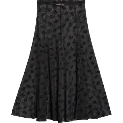 Maccapani The Petal Skirt In Black