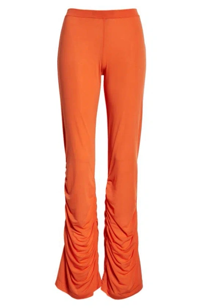 Maccapani The Ruched Trousers In Orange
