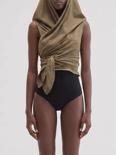 Maccapani Top Woman In Brown