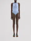 Maccapani Open Back Does-all One Piece In Blue