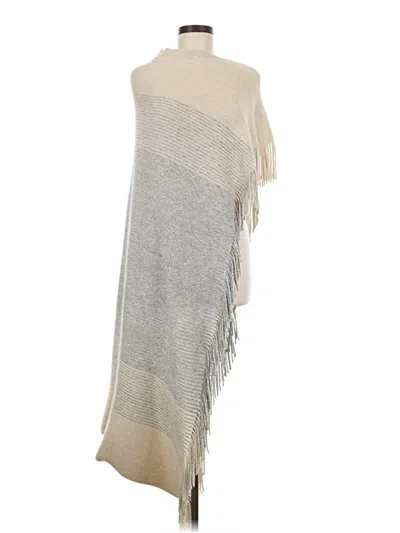 Pre-owned Macchia Di Ruggine Poncho In Gray