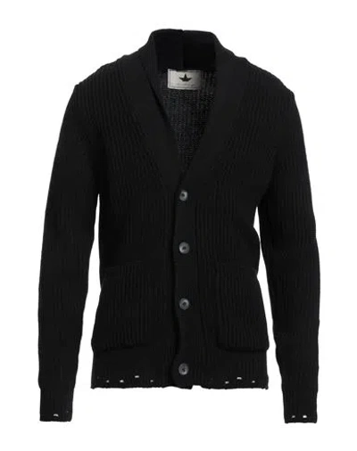 Macchia J Man Cardigan Black Size S Acrylic, Wool, Viscose