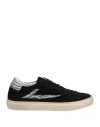 Macchia J Man Sneakers Black Size 9 Soft Leather In Black