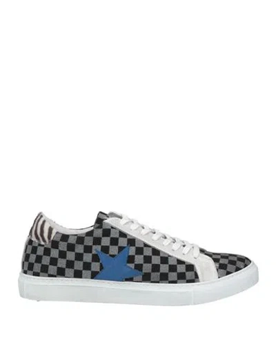 Macchia J Man Sneakers Grey Size 9 Soft Leather, Cotton