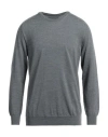 Macchia J Man Sweater Grey Size L Merino Wool In Grey
